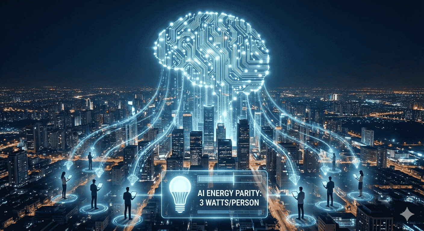 <p>The National Hive Mind: When AI Reaches Energy Parity with Human Expertise
